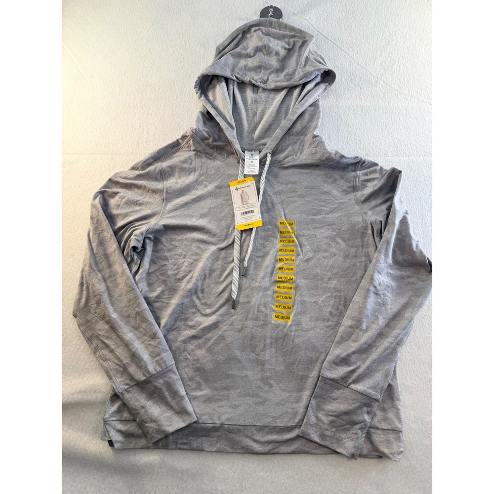Member's Mark Favorite Soft Pullover Hoodie Light Grey Camo Med F12510G302 new